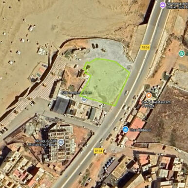 إجراء سمسرة عمومية علنية لكراء قطعة أرضية حبسية الكائنة بميراللفت لسنة واحدة